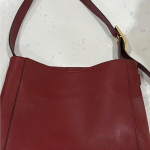 Cole Haan red leather bag excellent condition
